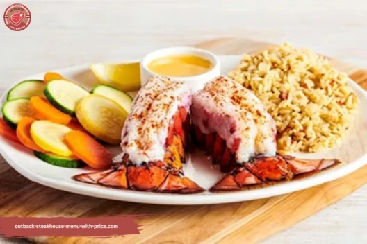 Outback Steamed Lobster Tails Served In Plate