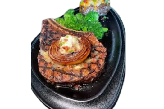 VICTORIA’S BARREL-CUT FILET MIGNON on table